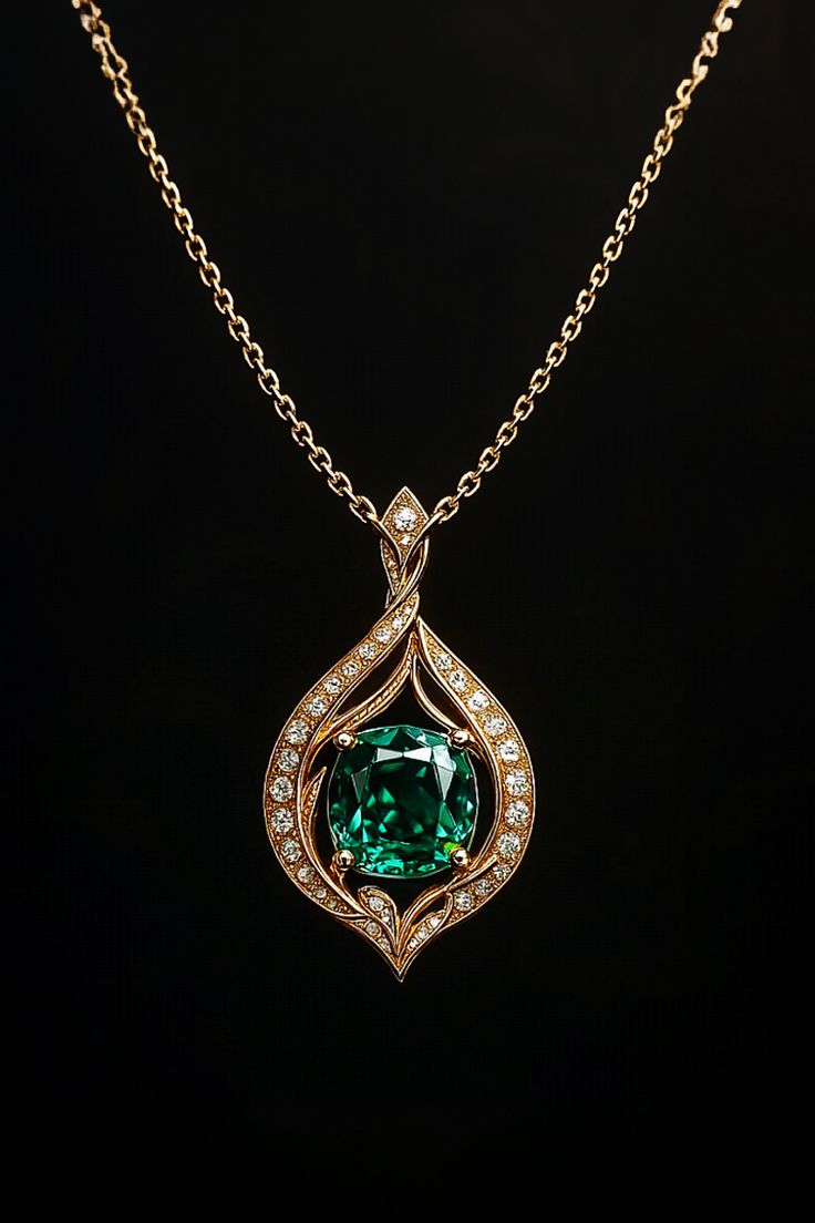 Luxury ruby gemstone drop necklace preview